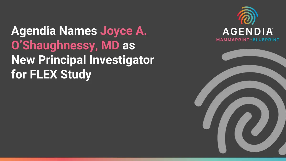 FLEX study principal investigator Joyce A, O'Shaughnessy